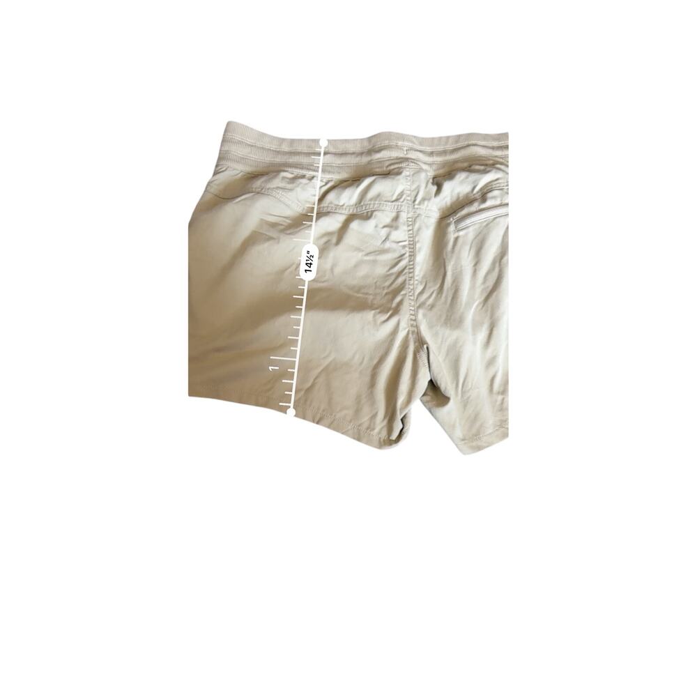 The North Face Aphrodite Shorts Womens L Khaki Tan FlashDry Hiking Stretch - Picture 7 of 7